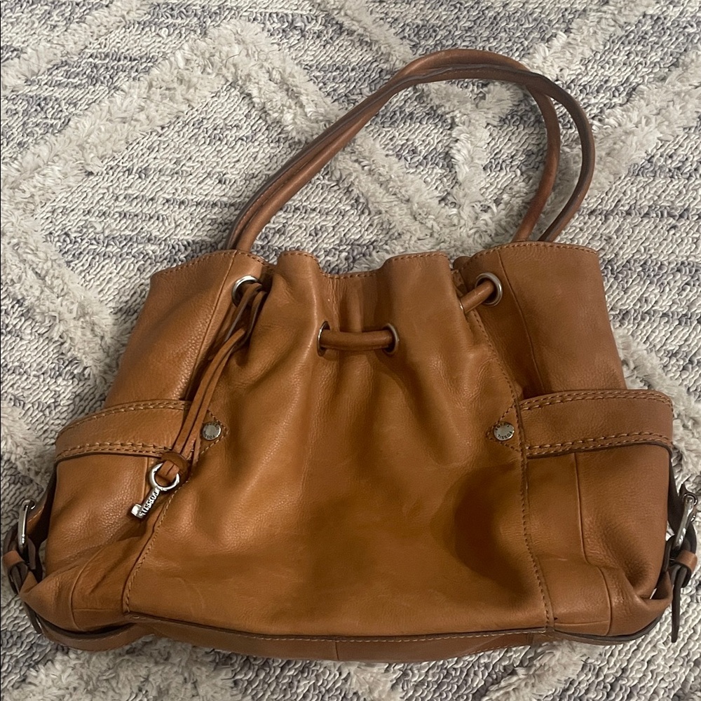 Fossil leather bag